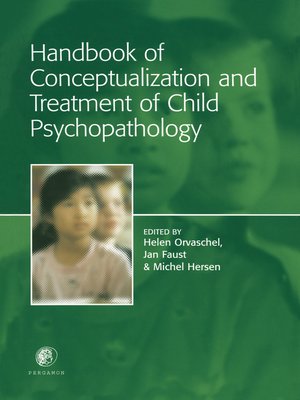 cover image of Handbook of Conceptualization and Treatment of Child Psychopathology